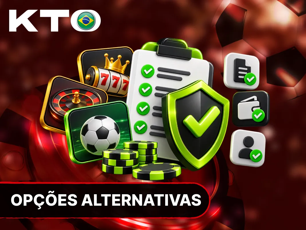 Comparação de alternativas de cassino por licença, segurança, pagamentos, catálogo de jogos e reputação.